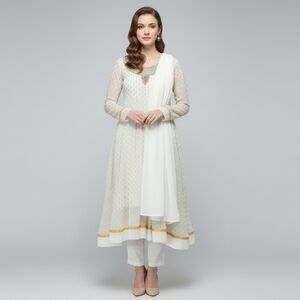 Women's Indian/Pakistani Anarkali Salwar Kameez Style - 3-Piece, Medium